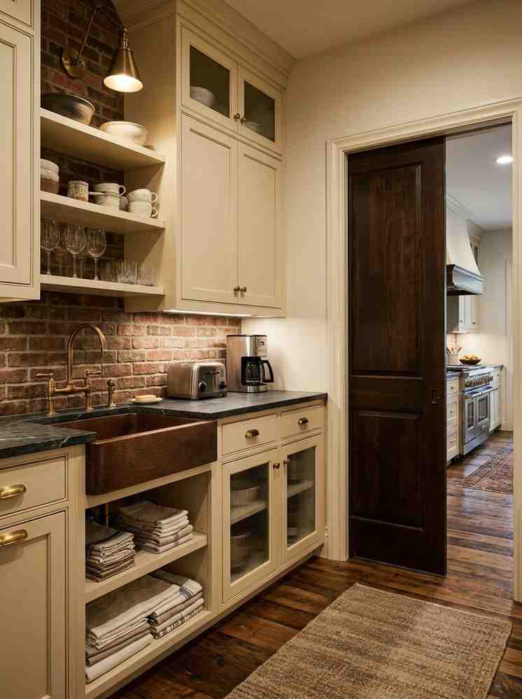 Kitchen Design Ideas 2026 Luxurious butler's pantry or scullery just off the main kitchen
