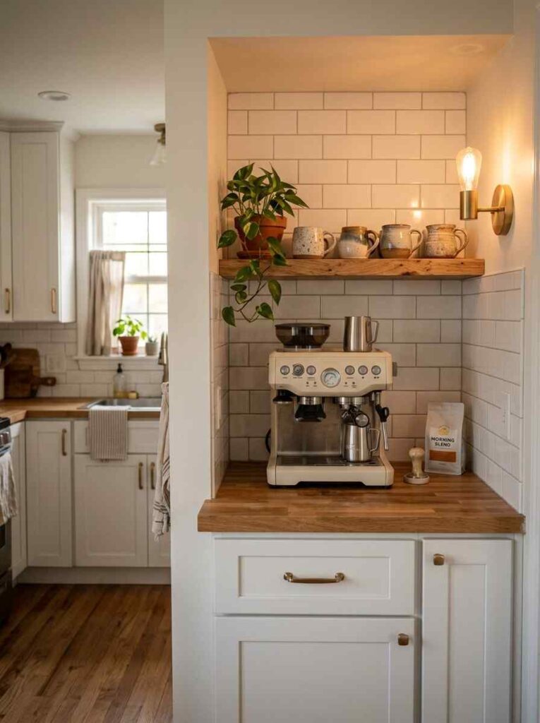 Coffee nook in small kitchen 202606291448