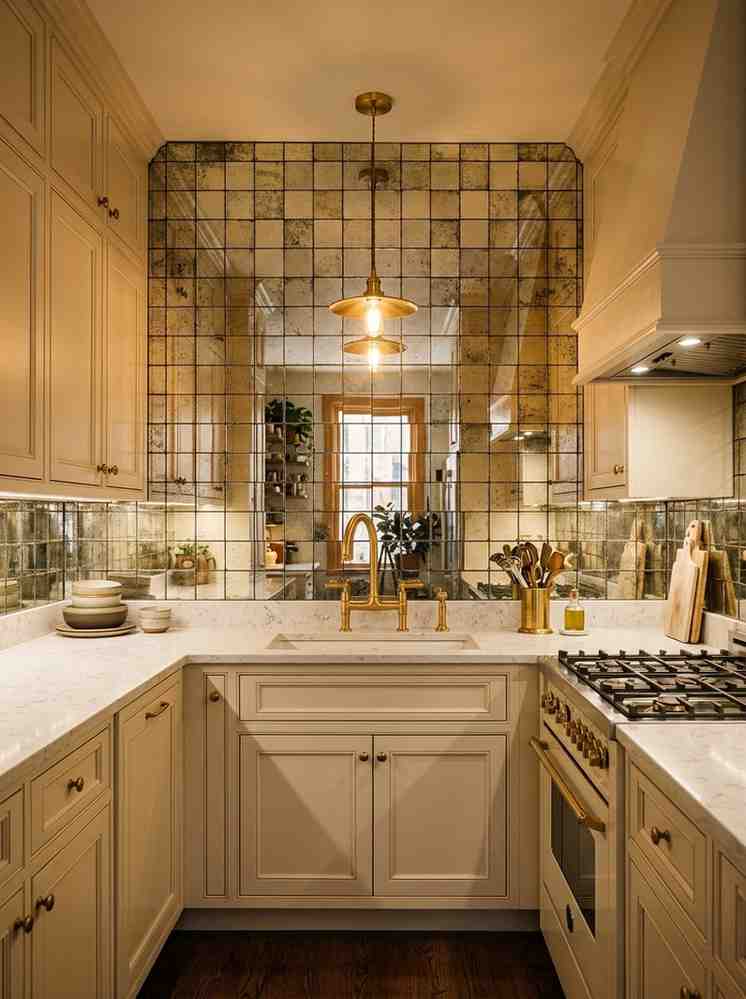 Elegant kitchen with antique mir 202606291448