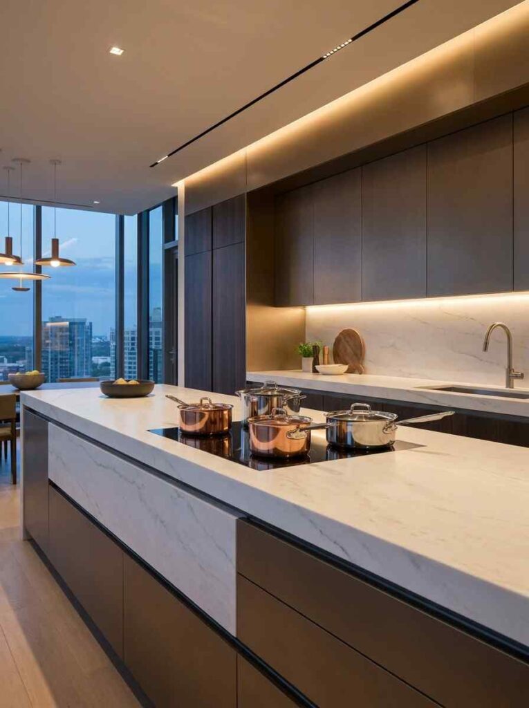 Kitchen Design Ideas 2026 Ultra-modern futuristic luxury kitchen