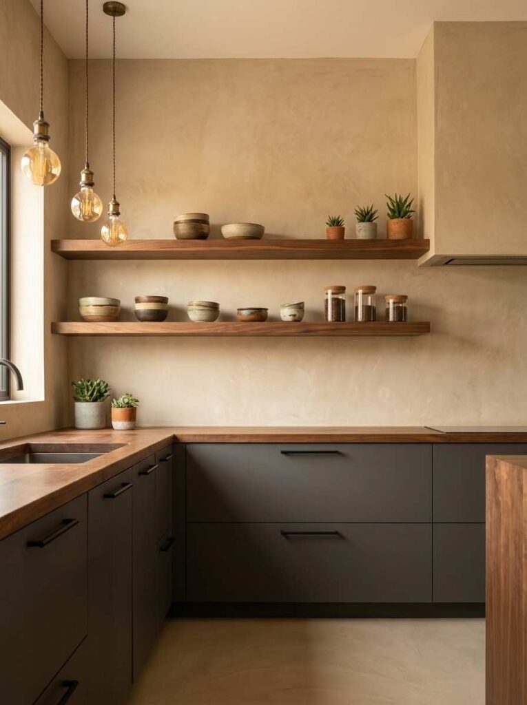 rounded cabinet edges luxury kitchen design ideas SW Repose Gray

