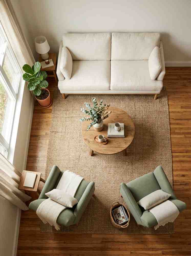 Living room with rug and 202606281742