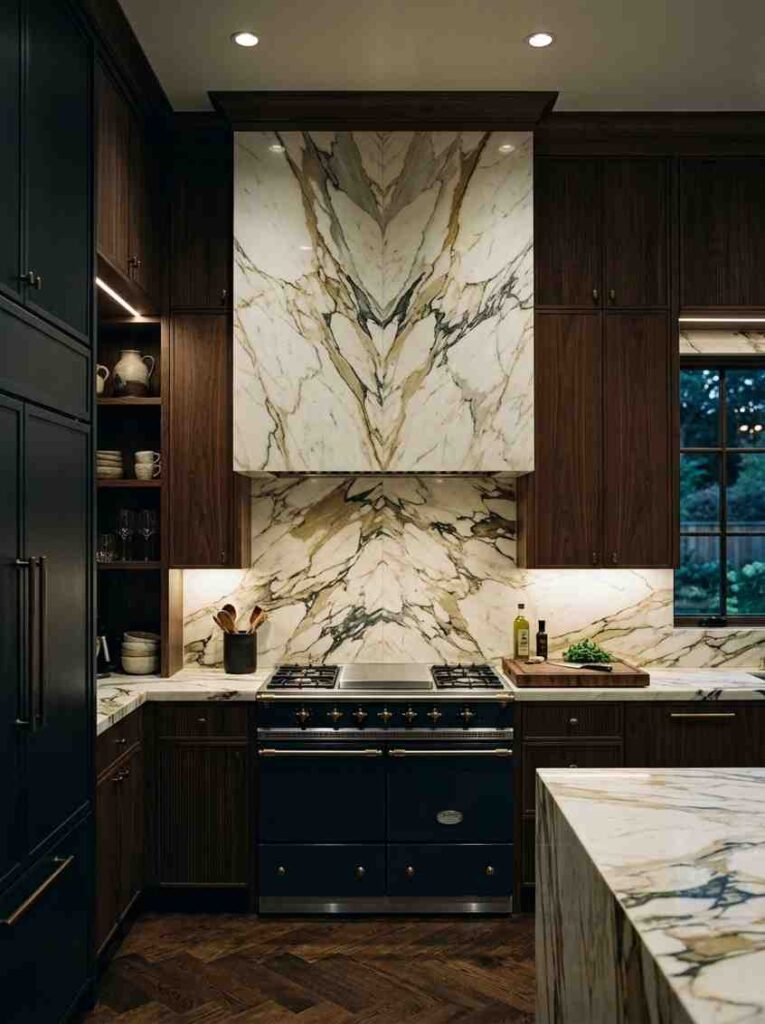 Kitchen Design Ideas 2026 Dramatic luxury kitchen interior