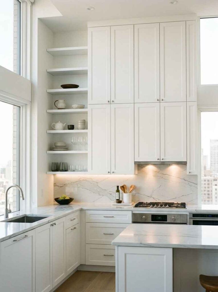 Kitchen Design Ideas 2026 Small but beautifully designed luxury kitchen.