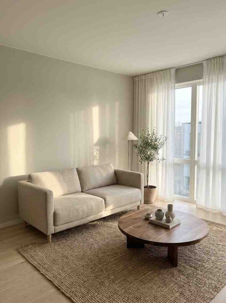 Modern living room with warm 202606242320