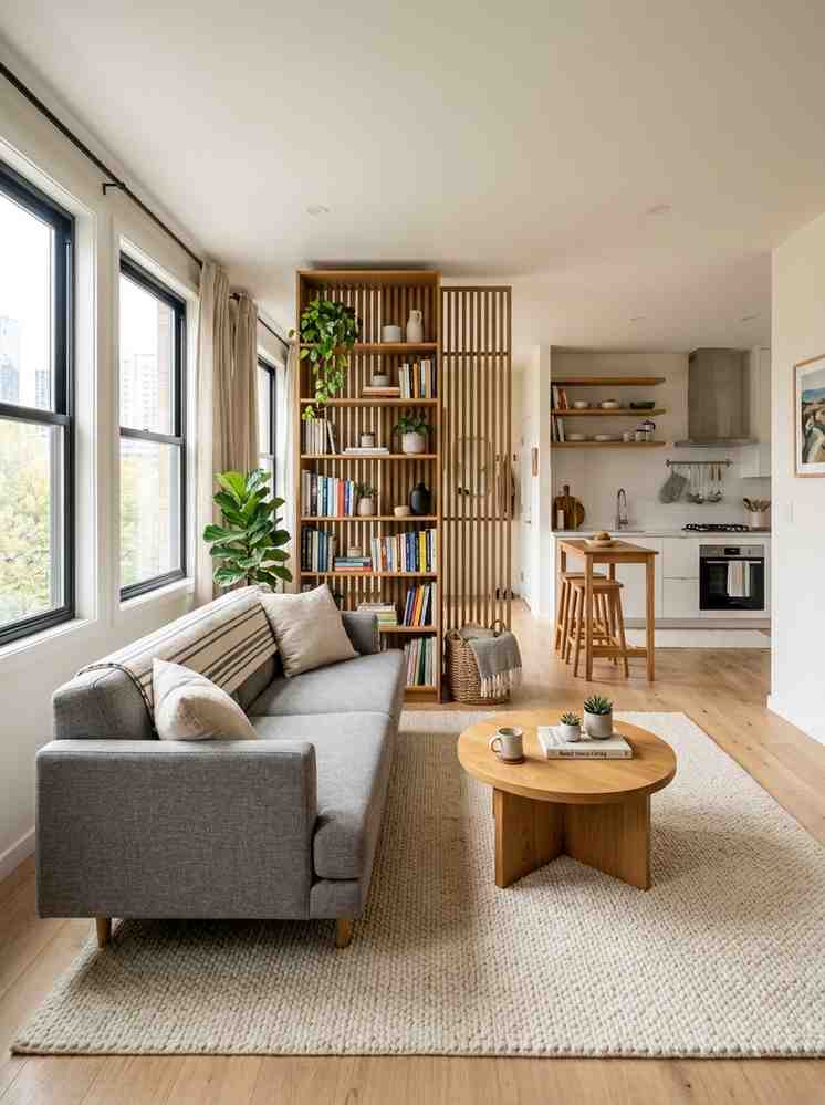 Open plan studio apartment design 202606281742
