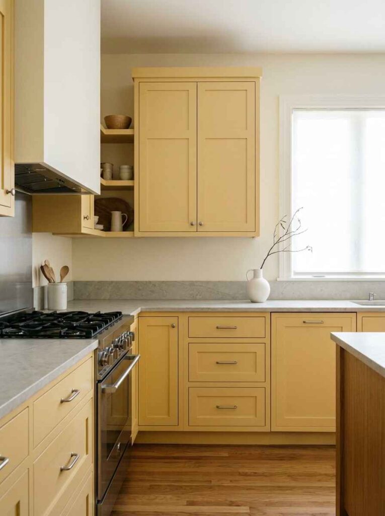 organic modern kitchen reclaimed wood travertine countertop

