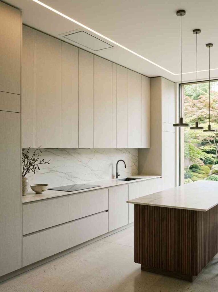 Kitchen Design Ideas 2026 Ultra-modern minimalist luxury kitchen