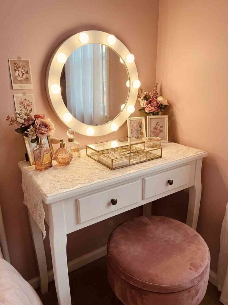 Vanity table with mirror and 202606271402