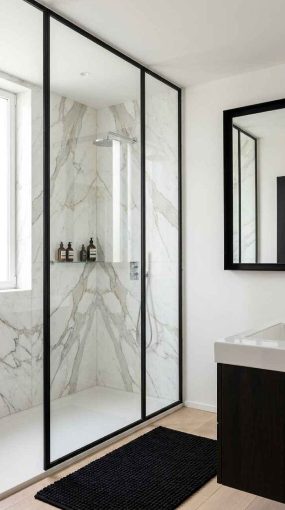 Black and White Bathroom Ideas 