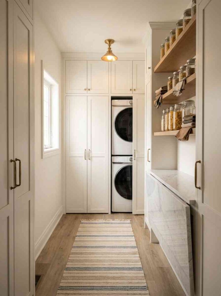 Pantry in Laundry Room Ideas