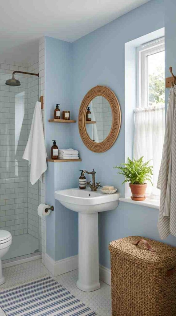 Coastal bathroom interior photog 202607201712