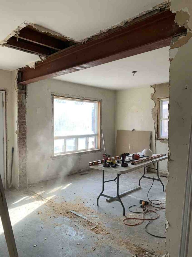Construction scene showing steel 202607041751