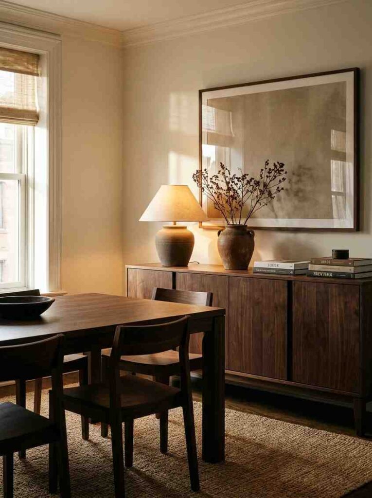 Dining room with sideboard and 202607090057