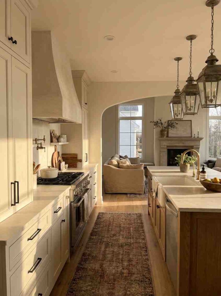 Farmhouse kitchen with sofa 202607052113