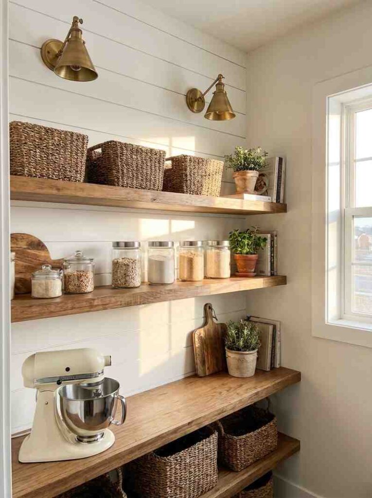 Farmhouse pantry with shiplap sh 202607111348