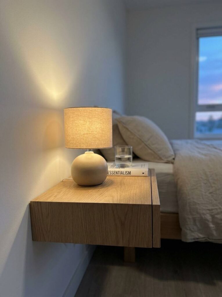 Floating nightstand shelf bedroom 202607062310