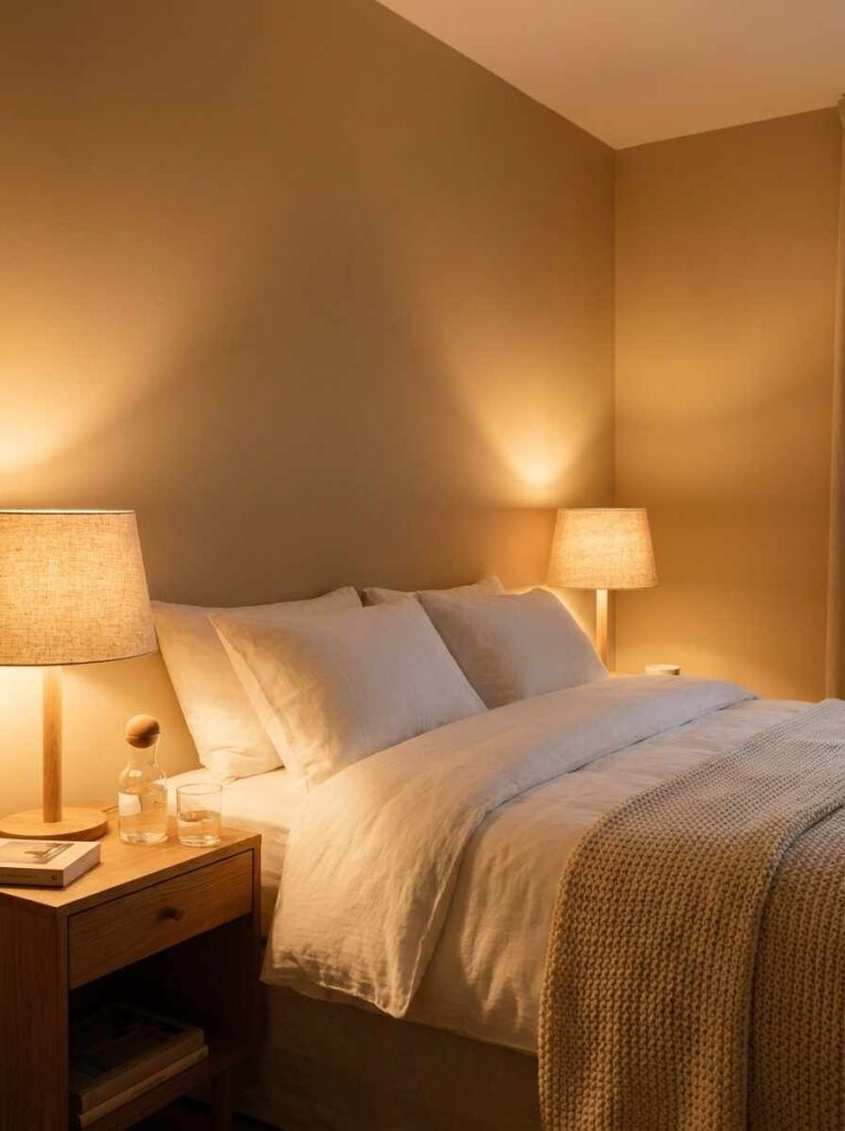 Guest bedroom at night 202607022322
