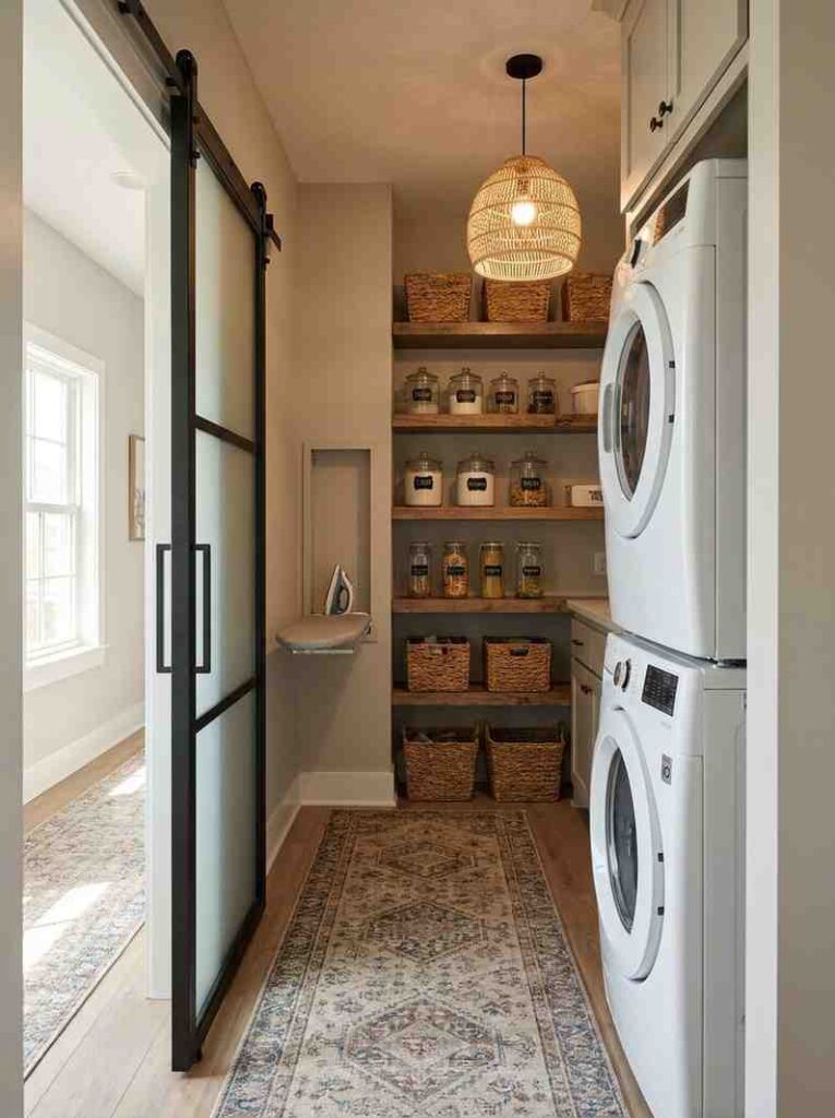 Pantry in Laundry Room Ideas