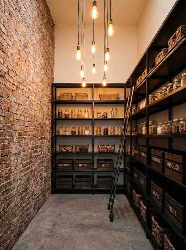 Industrial walk in pantry shelving 202607111348