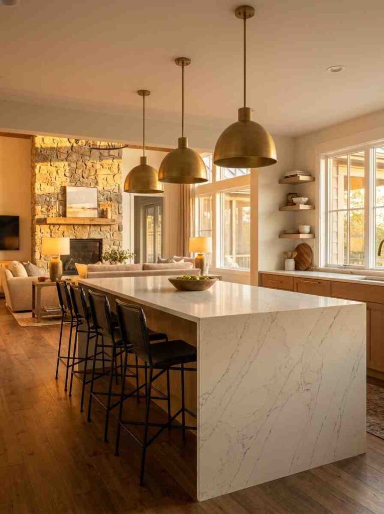 modern Open Kitchen Living Room Ideas