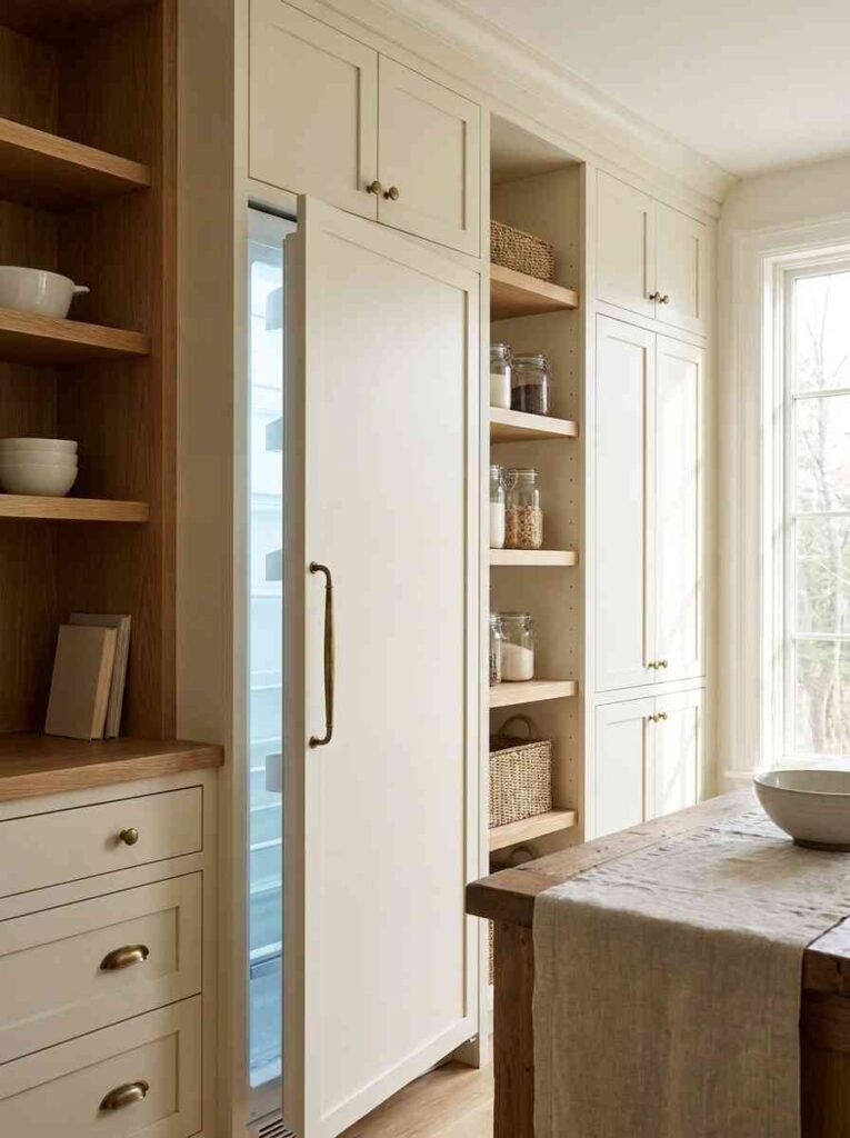 Kitchen wall cream cabinetry open 202607121554