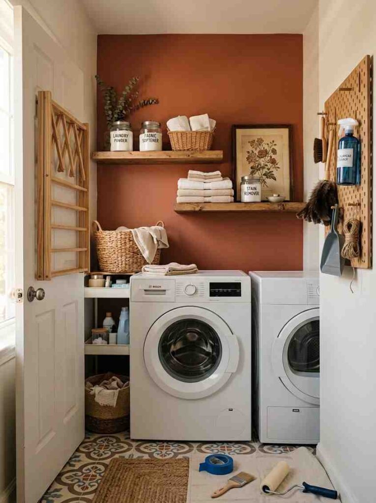 Laundry room DIY makeover progress 202607162305