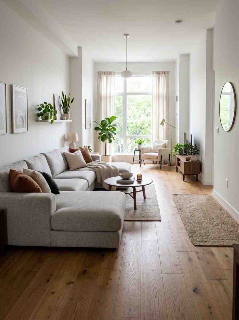 Compact living room ideas 2026 with sofa