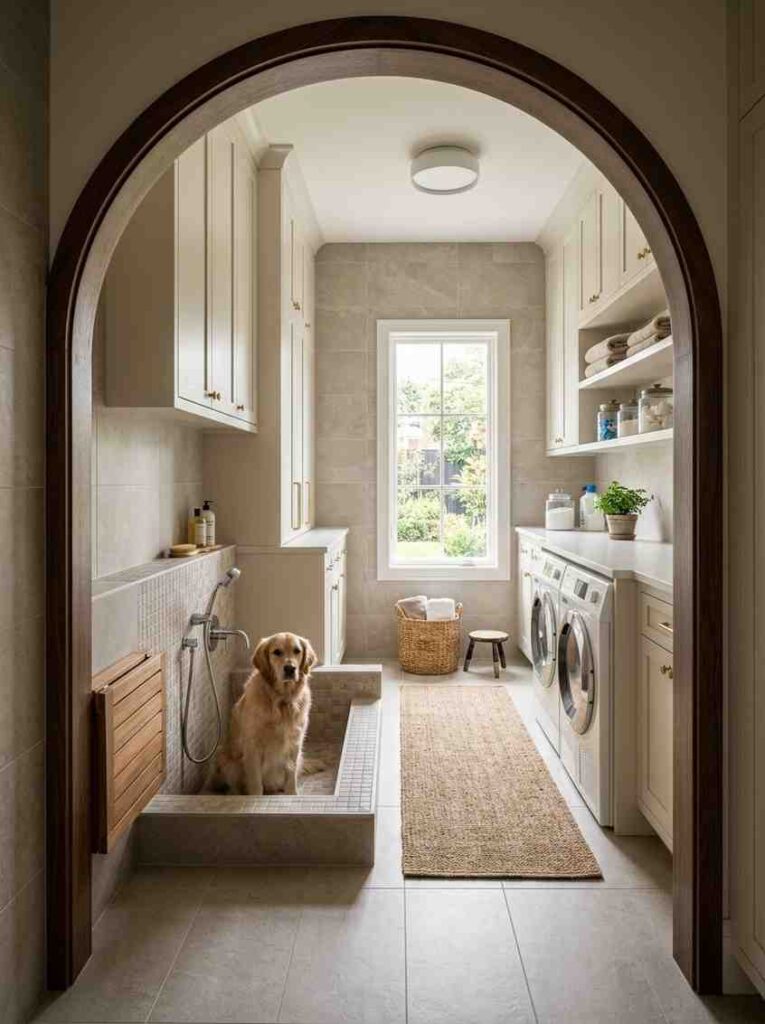 Luxury laundry room dog basin 202607162305