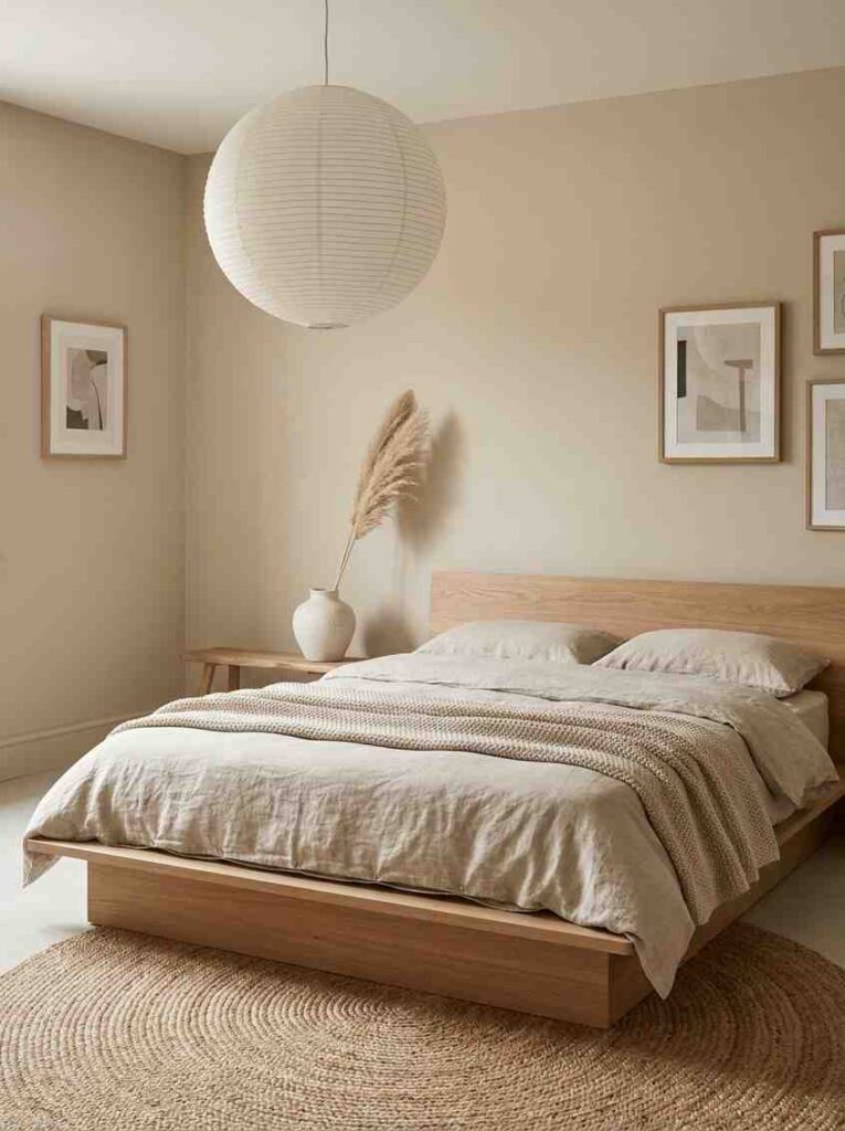Minimalist bedroom Japandi style 202607062310
