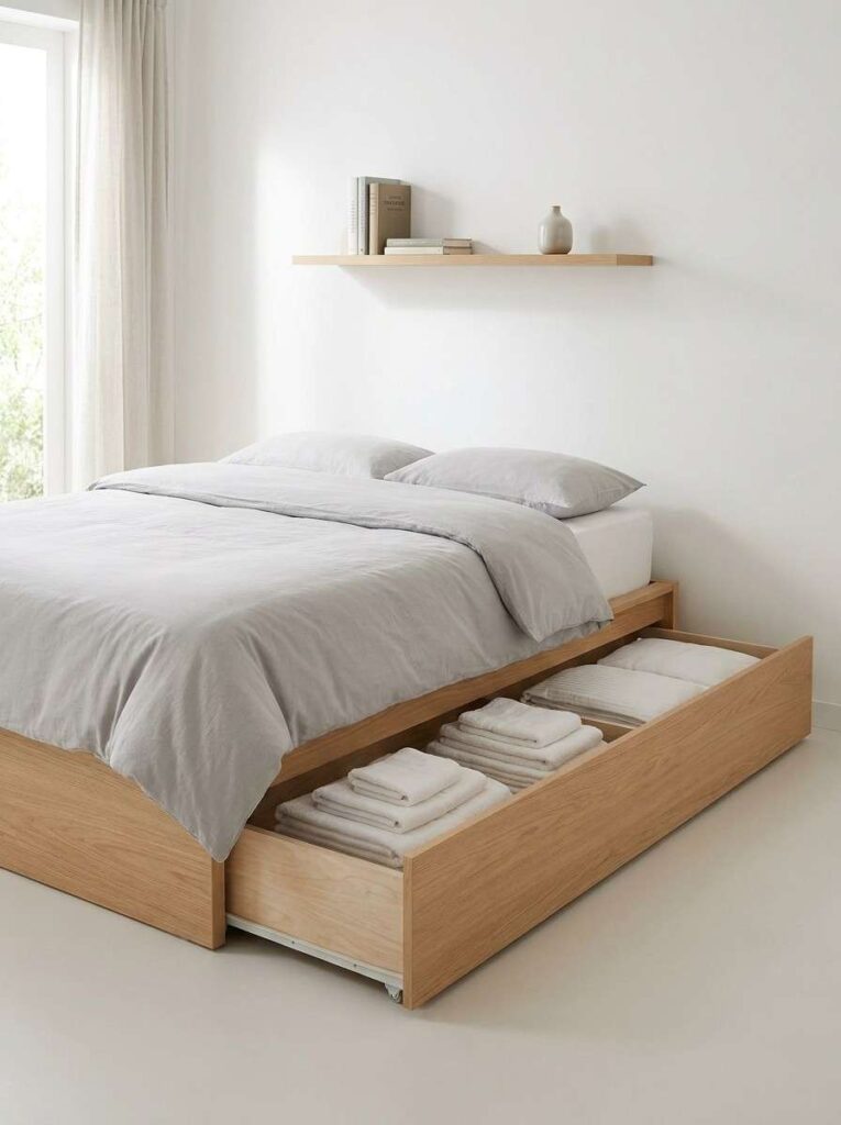 Minimalist bedroom storage platf 202607062310