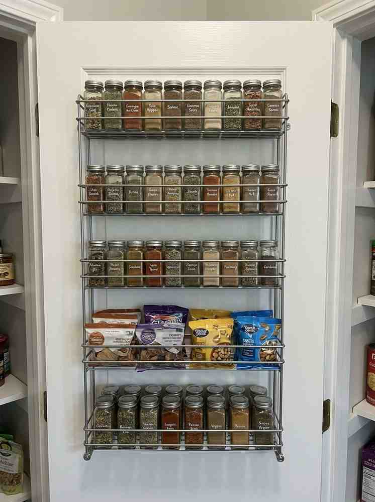 Pantry door interior spice jars 202607101816