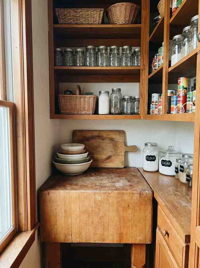 Pantry with butcher block counte 202607101829