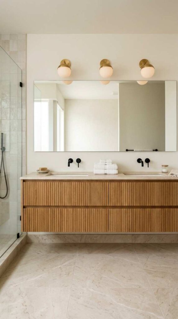 Primary bathroom floating vanity 202607201712