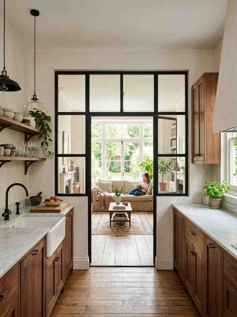 Steel framed window kitchen 202607041806