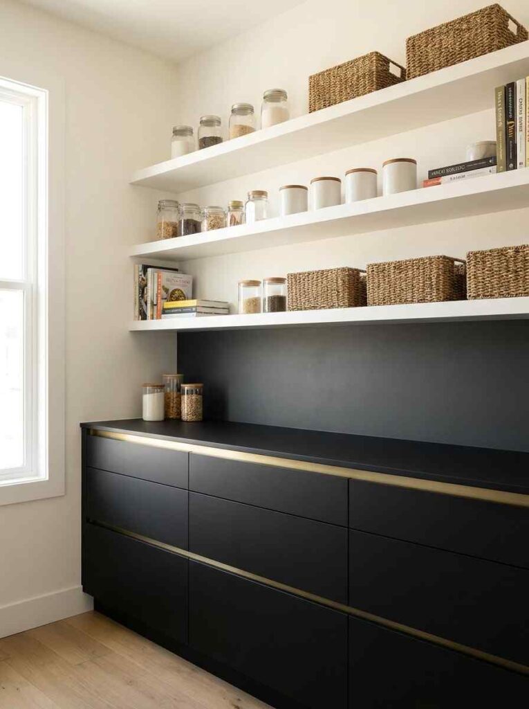 Two tone pantry wall cabinets sh 202607111348