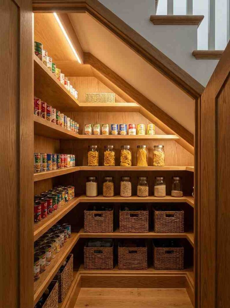 Understair pantry storage nook 202607101816