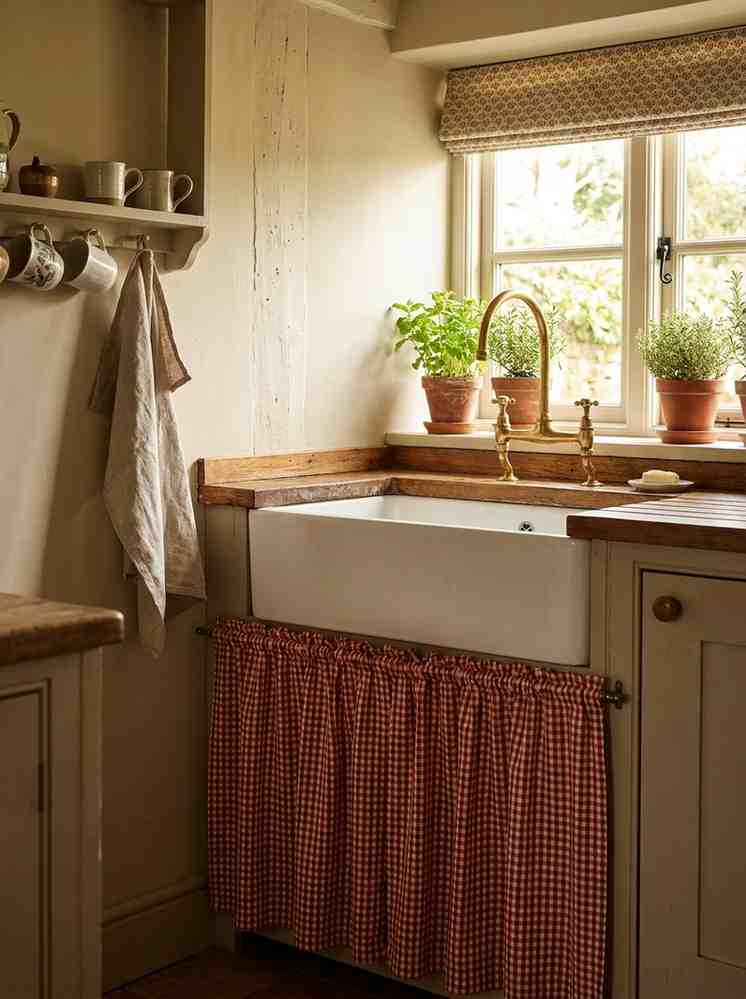 Vintage kitchen sink area 202607071158