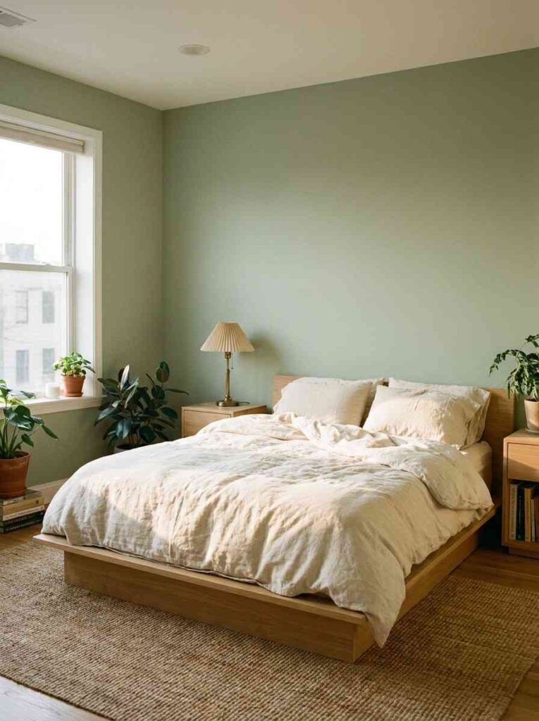 22 Bedroom Decorating Ideas 2026 Bedroom with sage green walls, Bedroom ideas 2026