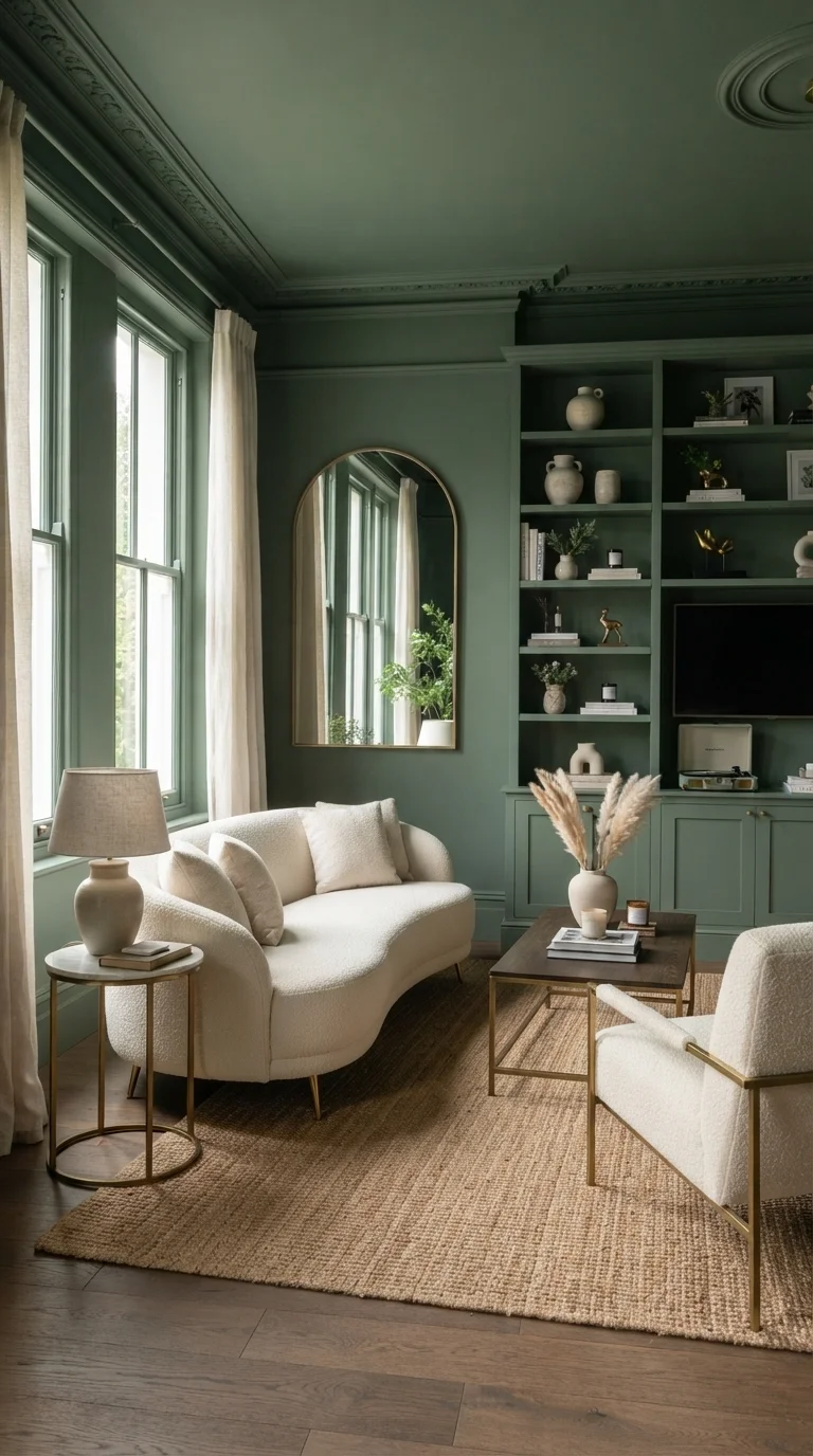 9 wall art for living room ideas 2026 paint designs creative 1. Architectural Color Drenching for Depth