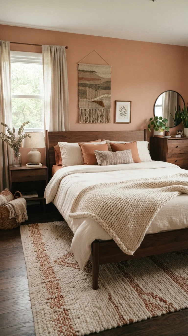 1. Earthy Terracotta and Cream Tones