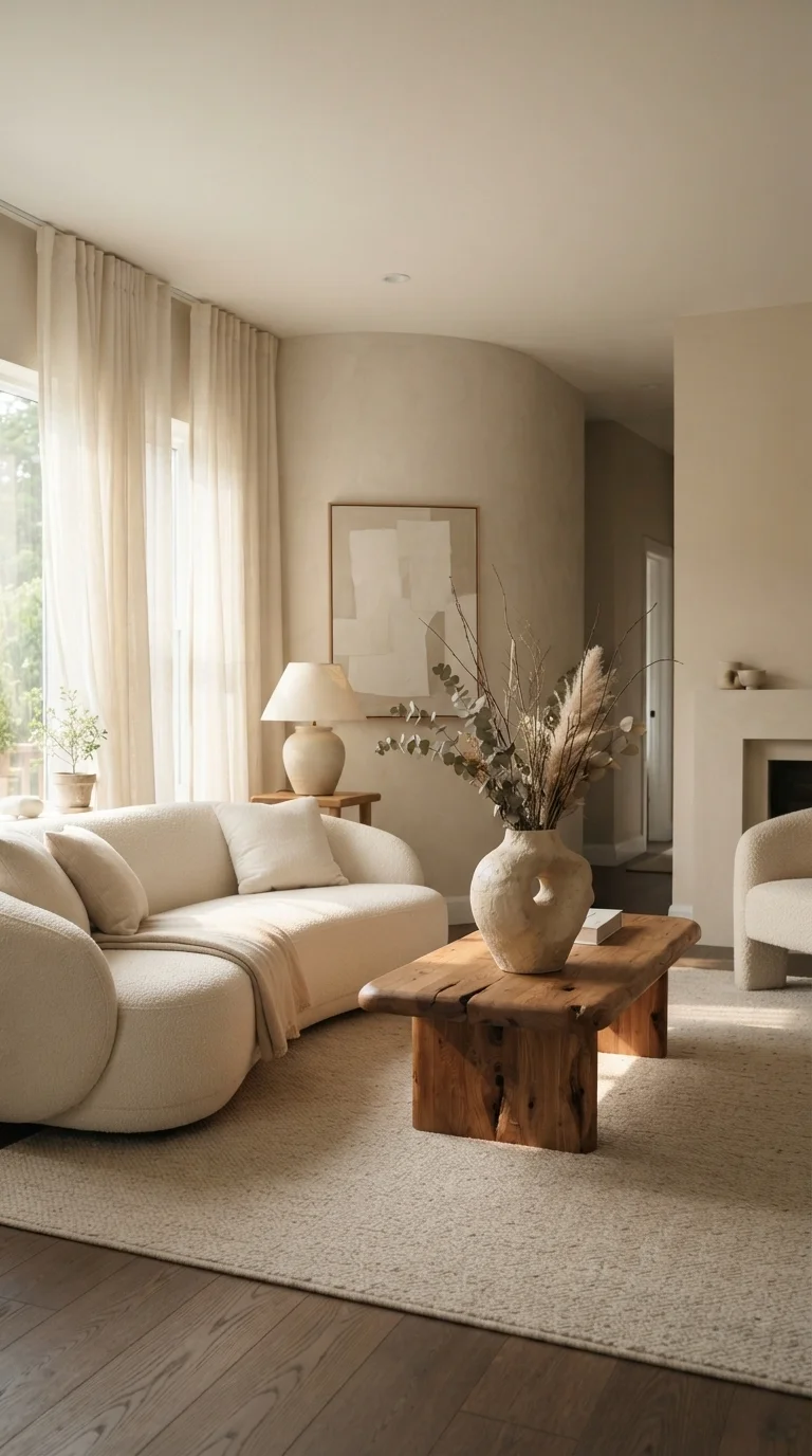 1. Sculptural Organic Minimalism