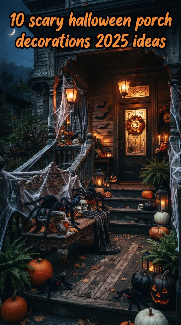 10 scary halloween porch decorations 2025 ideas