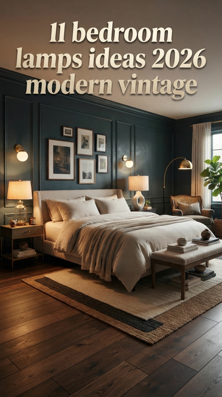 11 bedroom lamps ideas 2026 modern vintage