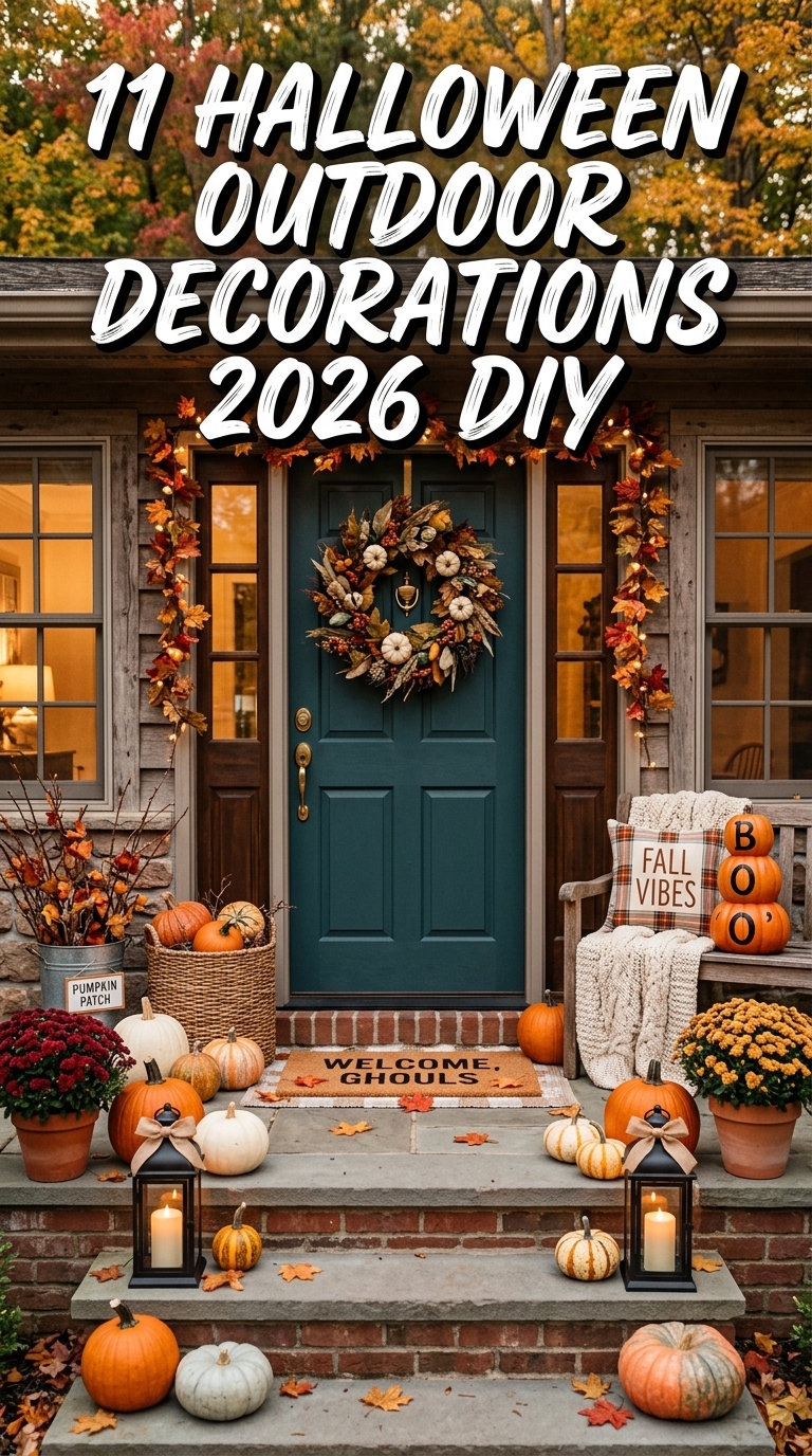 11 halloween outdoor decorations 2026 diy