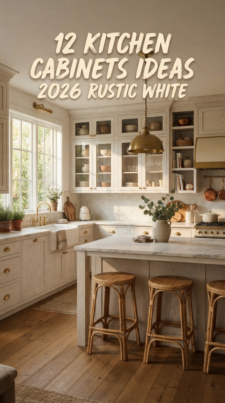 12 kitchen cabinets ideas 2026 rustic white