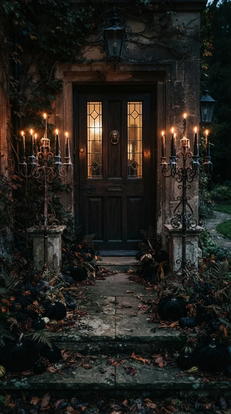 2. Gothic Candelabra Entryway