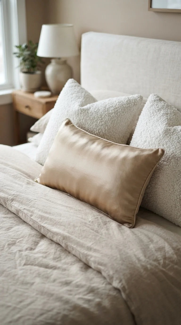 3. Layered Textures with Bouclé and Linen