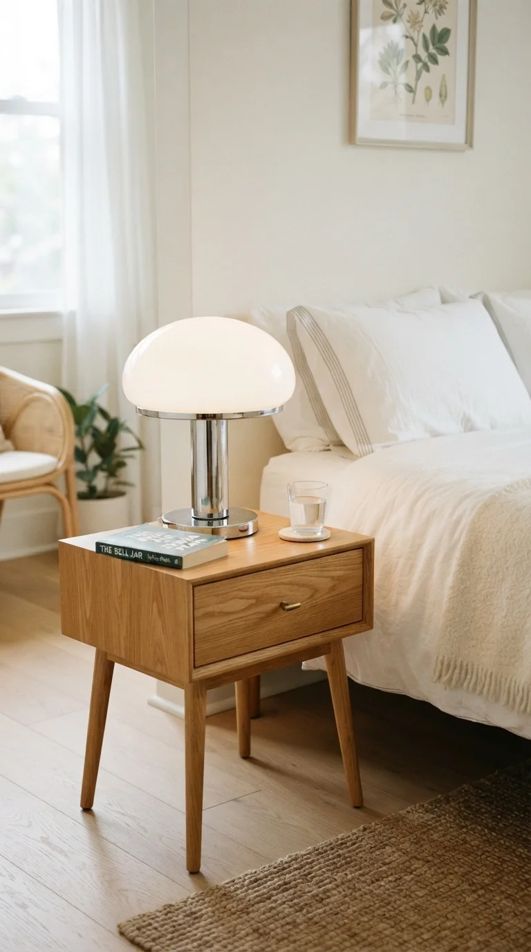 3. Mid-Century Modern Mushroom Lamps