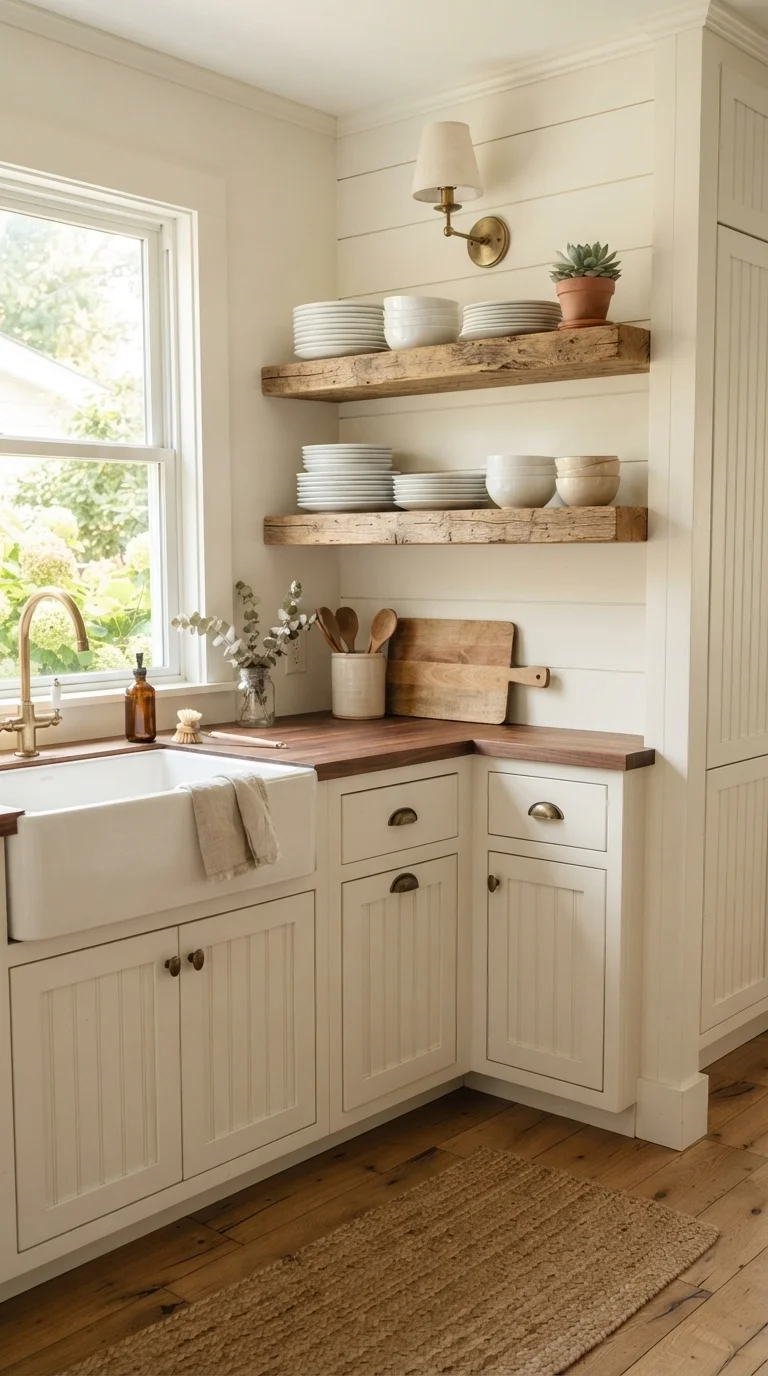 3. Open Shelving Integration